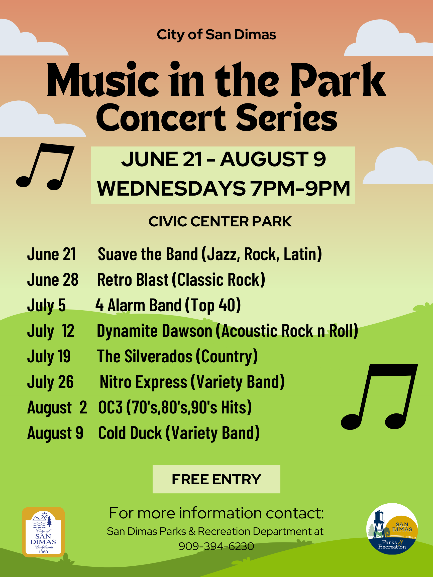 Music in the park 2023